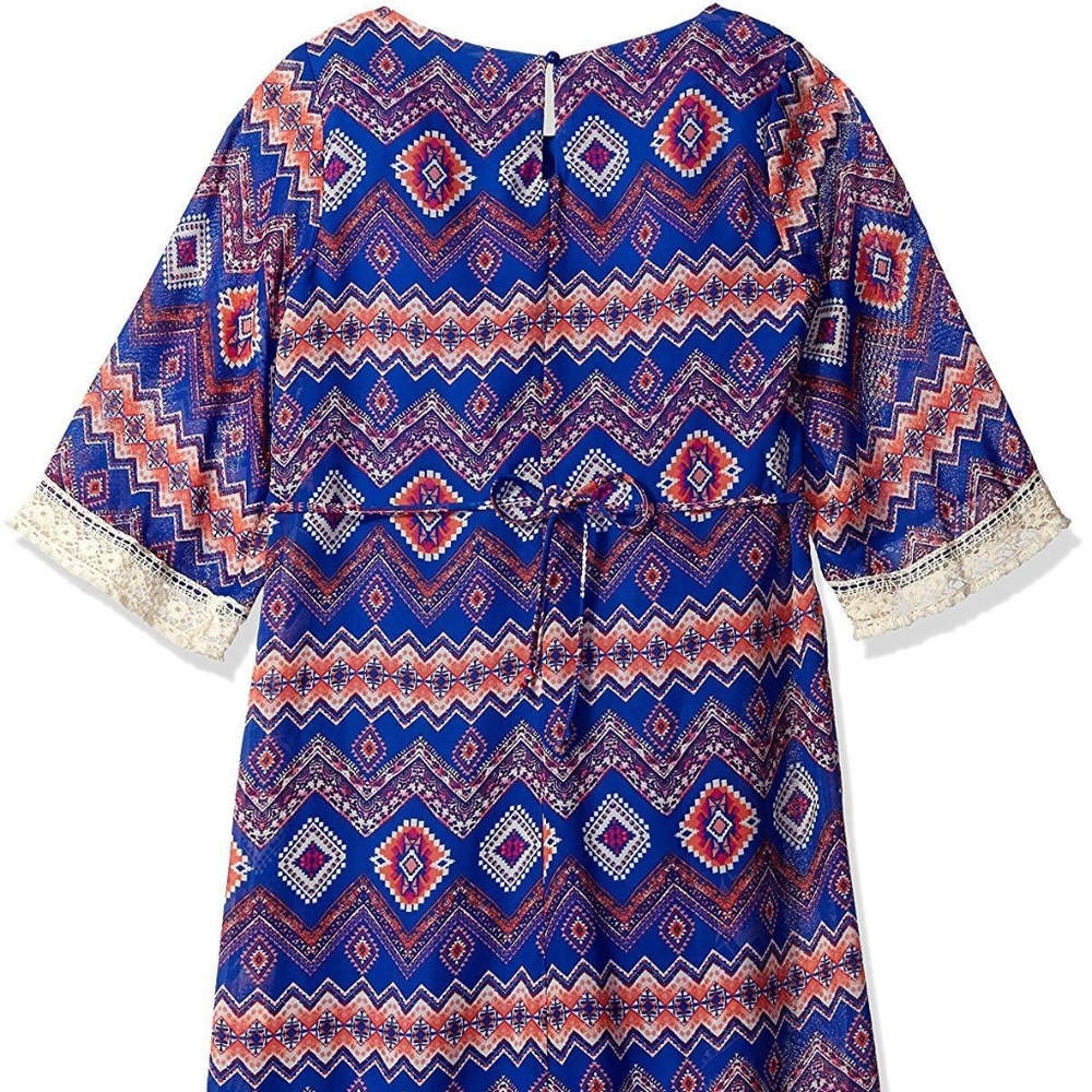 Speechless Boho Tribal Lace‎ Shift Dress & Necklace - Picture 6 of 7